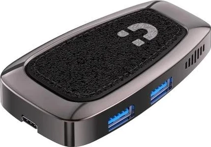 USB-C razdelilec Unitek, USB-C, 4K, 100W, črn