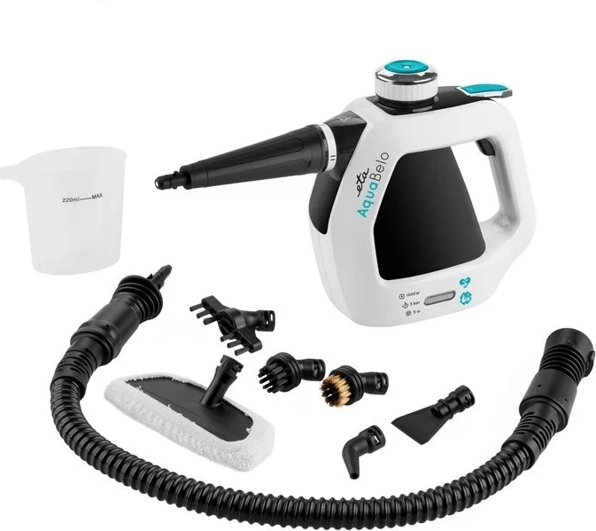 Parni čistilec ETA Aquabelo, 1000 W, črn