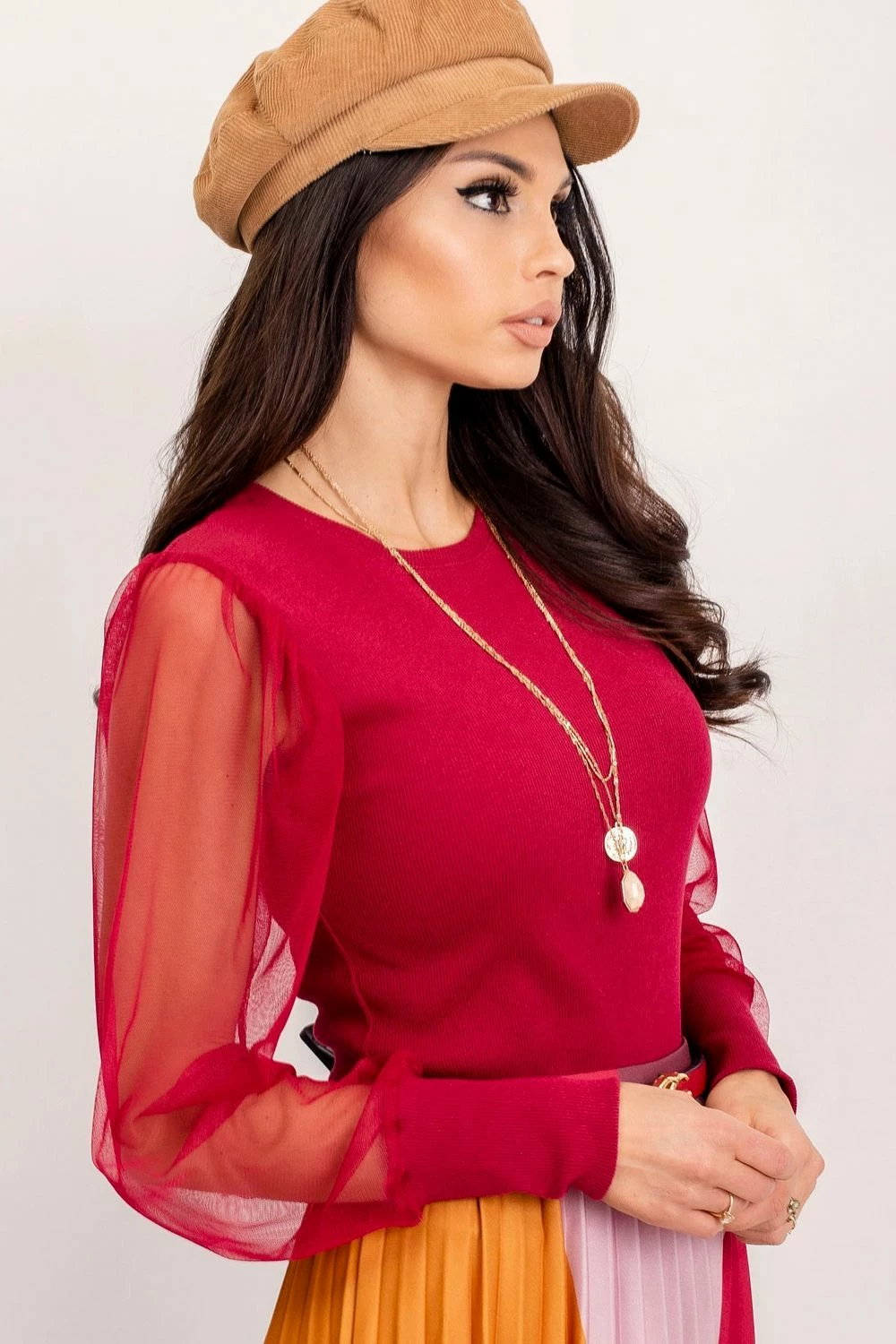 Bluza Rue Paris 168337, rdeča