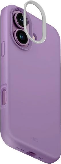 Ovitek za iPhone 16 UNIQ Lino Hue MagClick, rožnat
