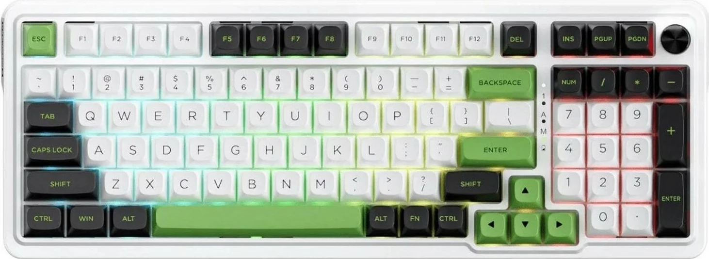 Tipkovnica RGB, bela Redragon K686WBG-RGB-MAX Eisa Max