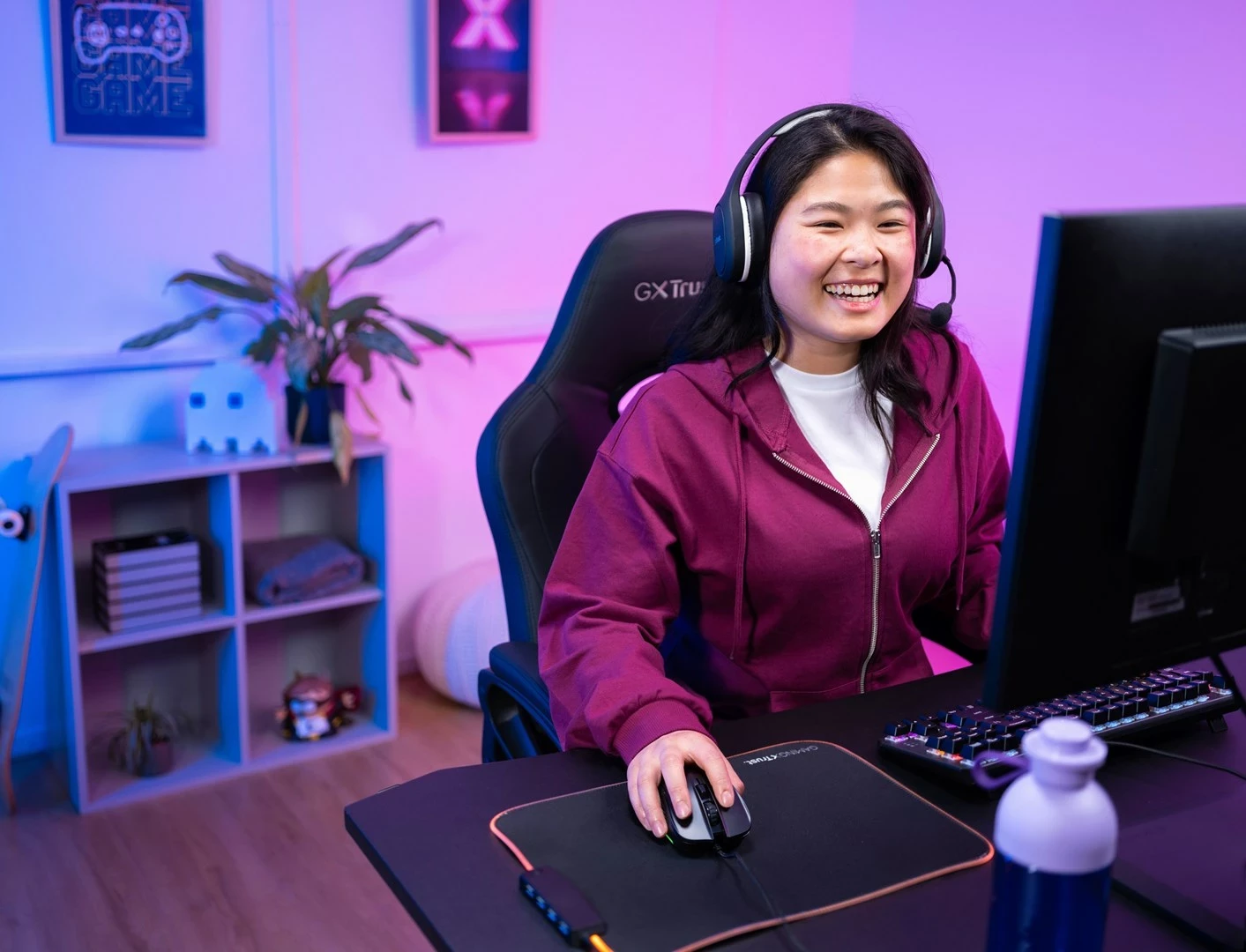 Gaming miš Trust GXT 922 YBAR, črn