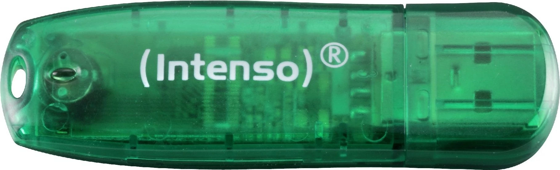 USB, 8 GB, USB Type-A, 2.0, zelen - Intenso Rainbow Line