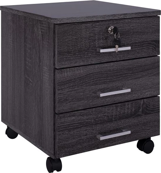 Pisarniški predalnik FH2282.01 v sivi barvi 39x39,5x46,5