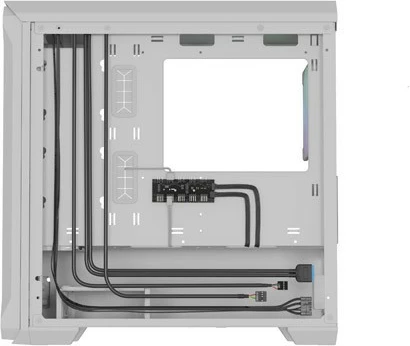 Računalniško ohišje Micro Tower, ARGB, bel, Natec Genesis IRID 503 ARGB LITE