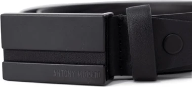 Usnjen pas za moške Antony Morato, črn