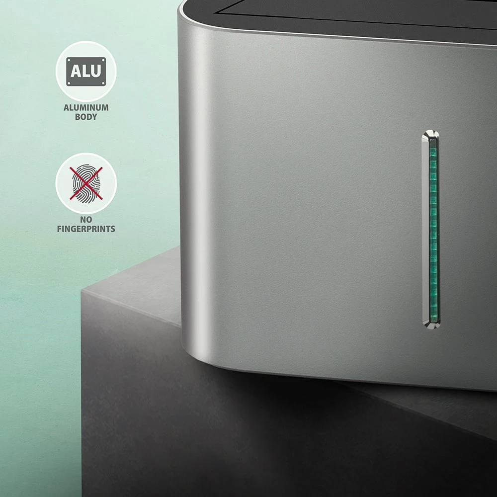 Doks za diske AXAGON ADSA-DC, USB 3.2 Gen 1, 2x SATA 6G, siv Doks za diske AXAGON ADSA-DC, USB 3.2 Gen 1, 2x SATA 6G, siv