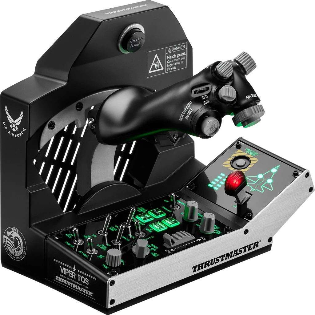 Profesionalni regulator plina Viper TQS Mission Pack, Thrustmaster, črn — za PC