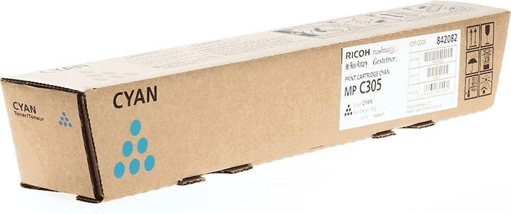 Toner Ricoh MP C305 842082, 4000 strani, cijan
