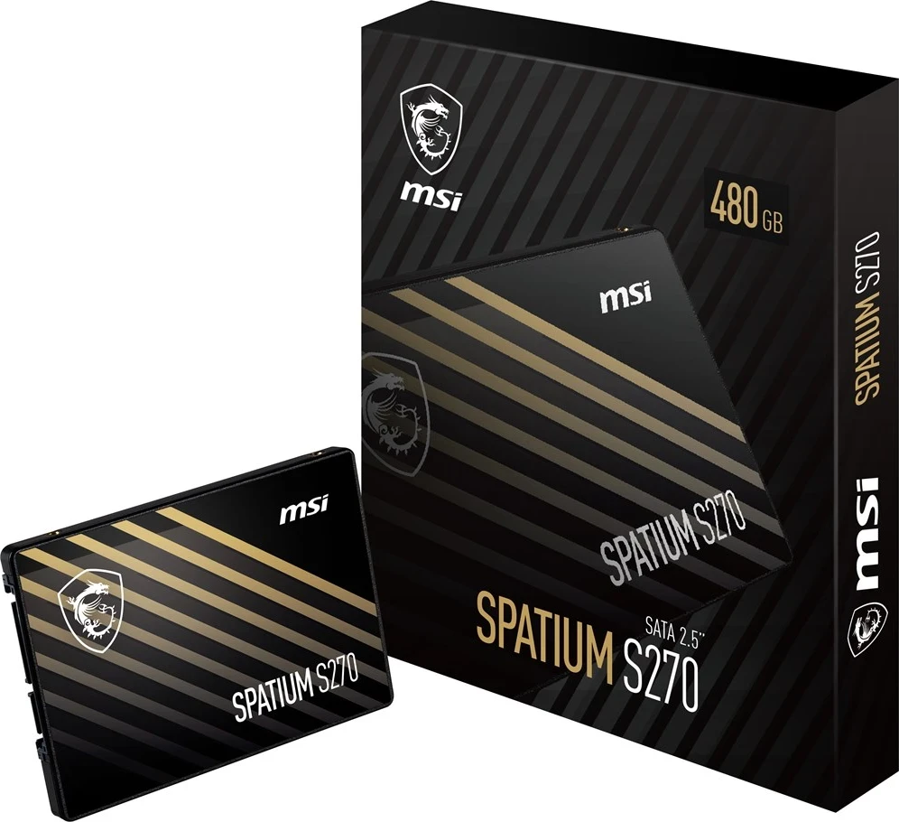 Notranji SSD 480GB MSI SPATIUM S270, 2,5" SATA