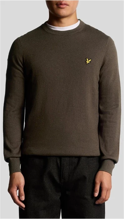 Pulover Lyle & Scott, moški, rjav