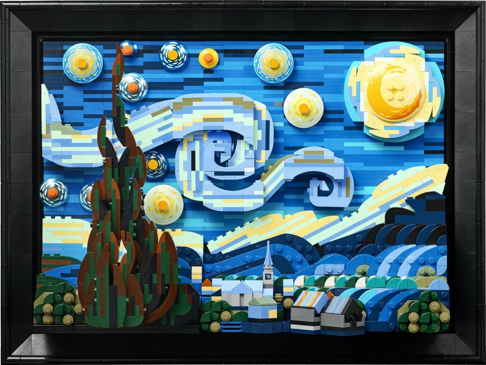 Model tridimenzional „Starry Night“ LEGO Ideas 21333, 2316 delov, za odrasle