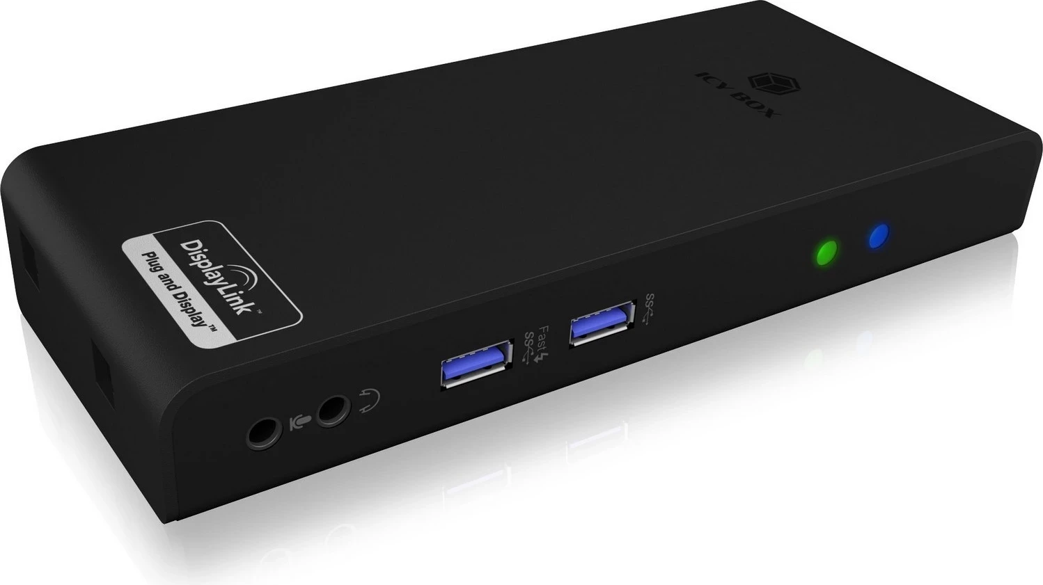 Docking postaja Icy Box DisplayLink, 2 x HDMI, 1920x1080 (Full HD)