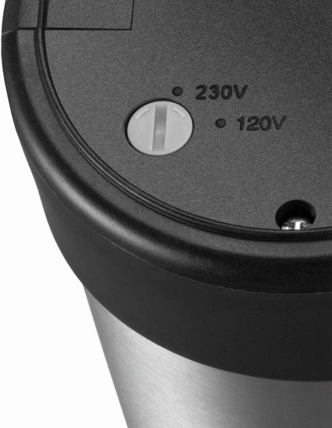 Električni ibrik, UNOLD 18575, 0,5 L, iz nerjavečega jekla, črn