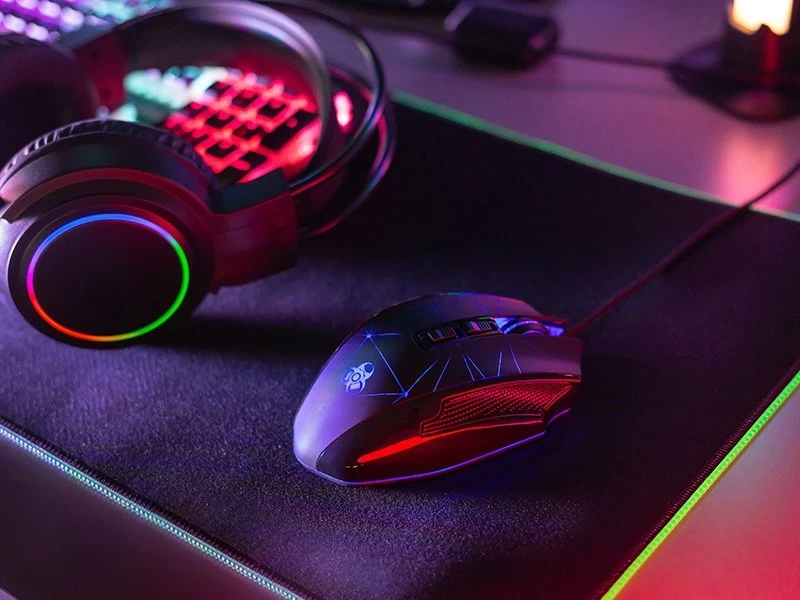 Gaming miška Tracer GameZone SPACE, RGB, 7200 DPI, črna