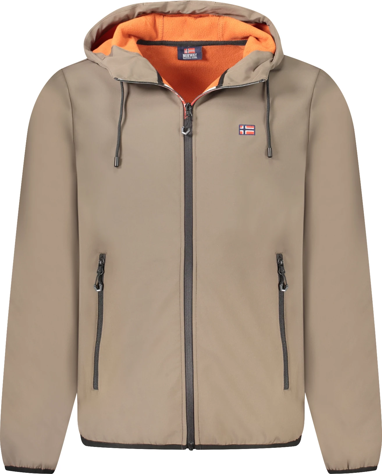 Jakna soft shell za moške NORWAY 1963, rjava