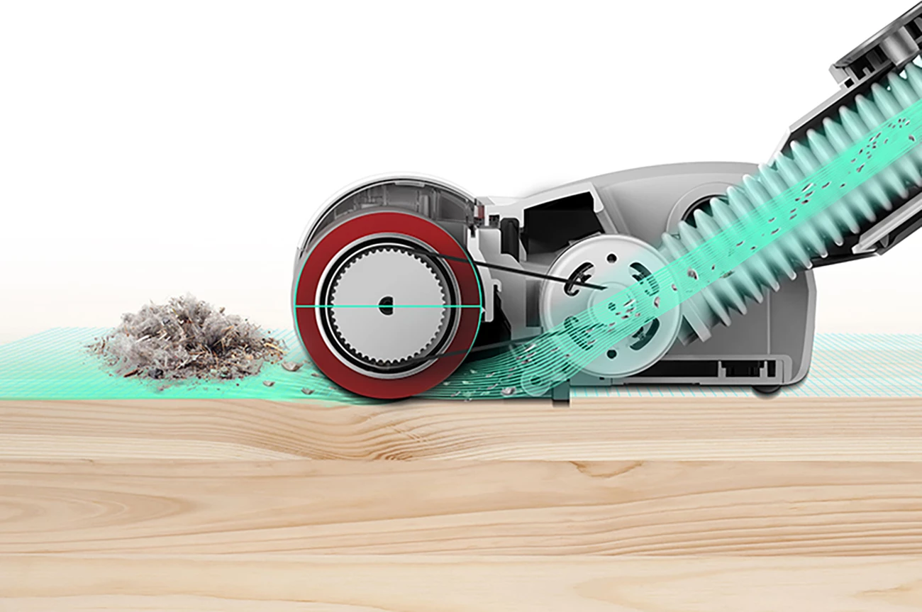 Brezžični sesalnik JIMMY JV53 Lite, 425 W, bel/moder