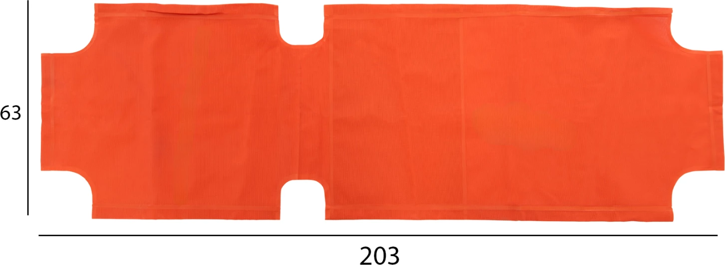 Nadomestni deli prevleka za ležalnik FH5072.02 Textline Oranžna 202x63 cm