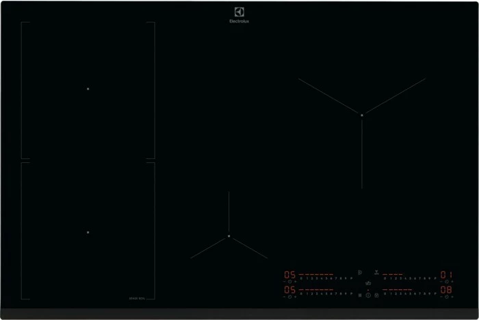 Indukcijska plošča Electrolux EIS82453 SMK, 80 cm, 4 kuhališča, črna