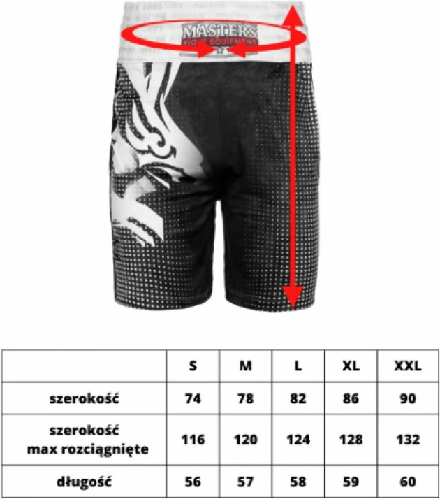 Boksarske kratke hlače PATRIOTIC 'EAGLE' Iron Pro MFC M 06117-01M, črne Boksarske kratke hlače PATRIOTIC 'EAGLE' Iron Pro MFC M 06117-01M, črne