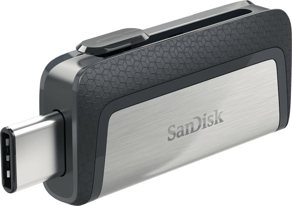 USB ključek SanDisk Ultra Dual Drive, 128 GB, USB Type-A/Type-C, črno/srebrn USB ključek SanDisk Ultra Dual Drive, 128 GB, USB Type-A/Type-C, črno/srebrn