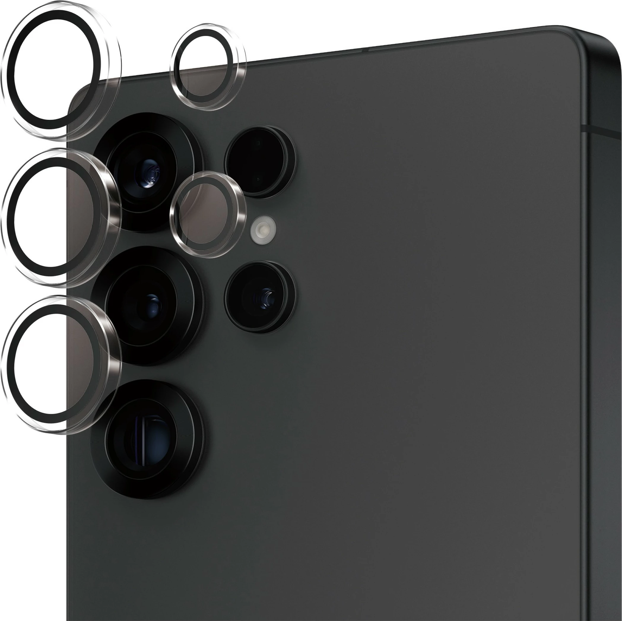 Prozoren zaščitni pokrov leče PanzerGlass Hoops za Samsung Galaxy S25 Ultra