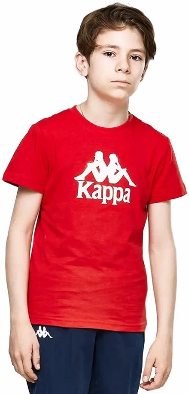 Majica za otroke Kappa Caspar Jr. 303910J 619, rdeča