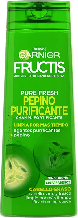 Šampon z izvlečkom kumare Garnier Fructis Pure Fresh, 360 ml
