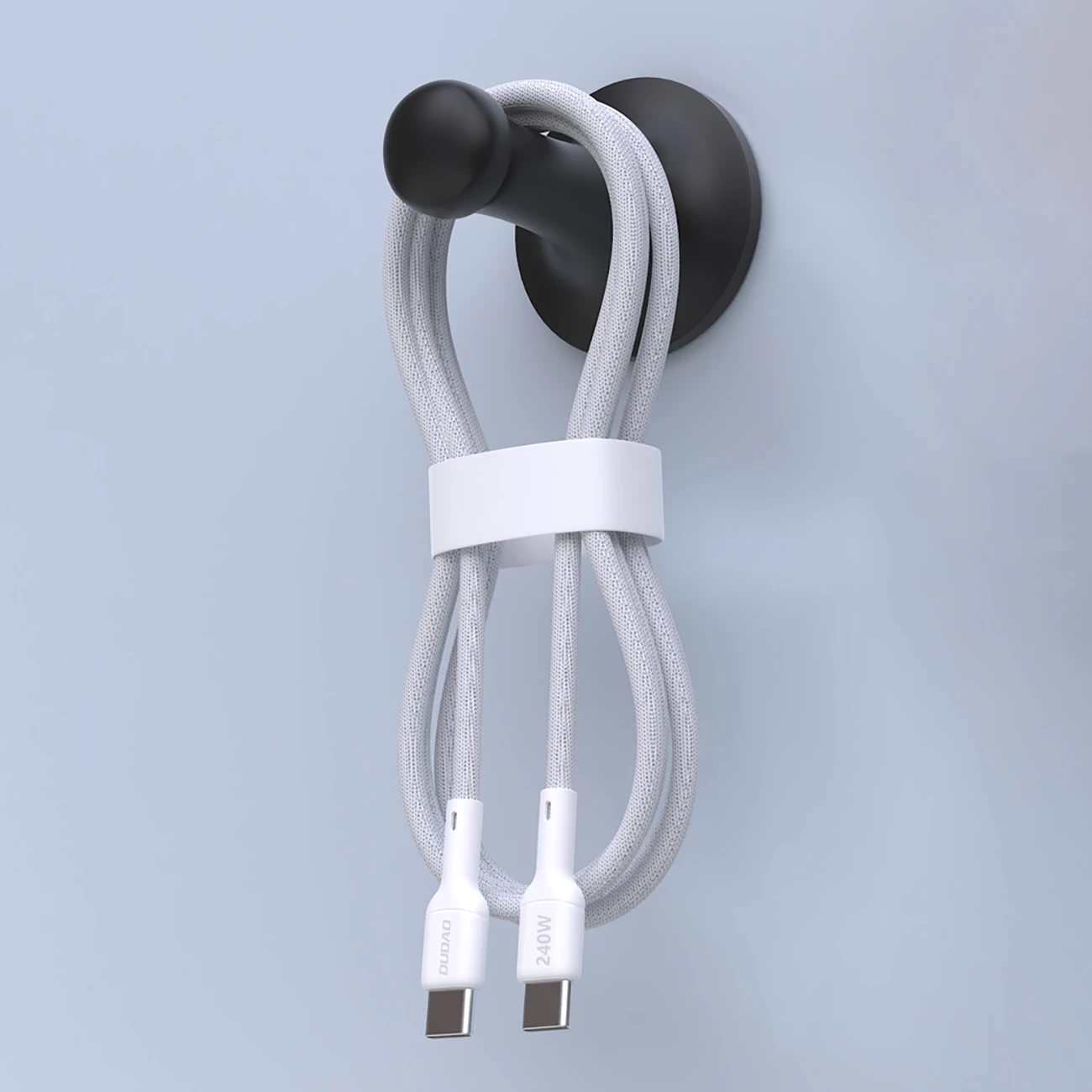 Kabel USB-C na USB-C Dudao L9C Max, 1,2 m, 240 W, bel
