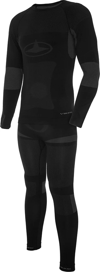 Termo oblačilo za moške Viking, črno-sivo