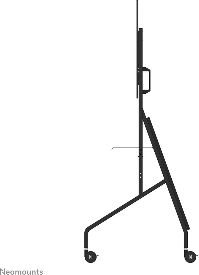 Mobilna multimedijska voziček za TV 55-86", Neomounts FL50-525BL1, nastavljiva višina, polica, črna Mobilna multimedijska voziček za TV 55-86", Neomounts FL50-525BL1, nastavljiva višina, polica, črna
