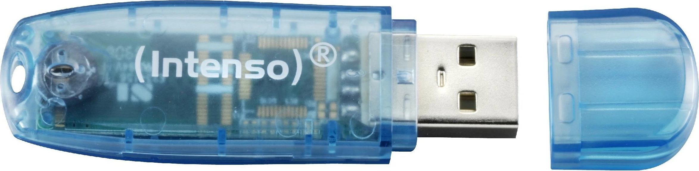 USB za shranjevanje Intenso Rainbow Line, 4 GB, USB Type-A, 2.0, modra USB za shranjevanje Intenso Rainbow Line, 4 GB, USB Type-A, 2.0, modra