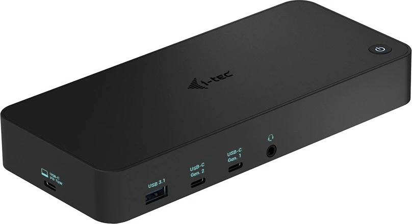 Docking postaja I-Tec USB 3.0/USB-C/Thunderbolt, 3× 4K, Power Delivery 100W, črna