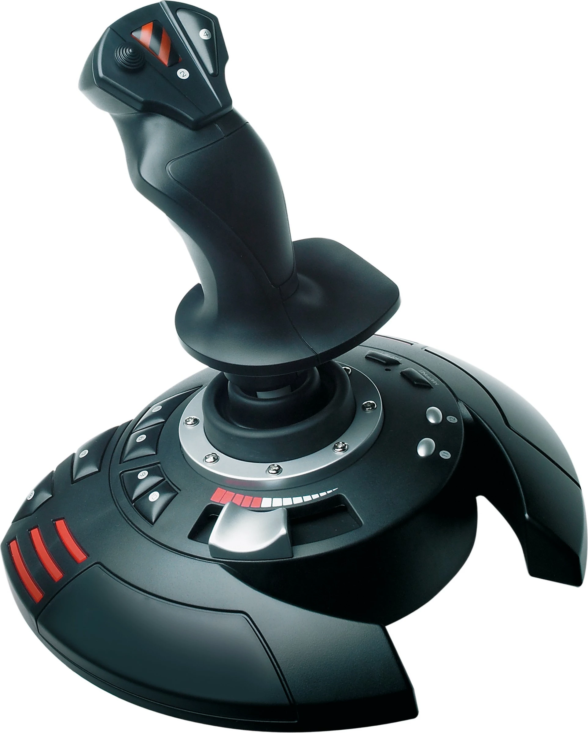 Joystick T.Flight Stick X, 12 gumbov, USB, črn/rdeč/srebrn