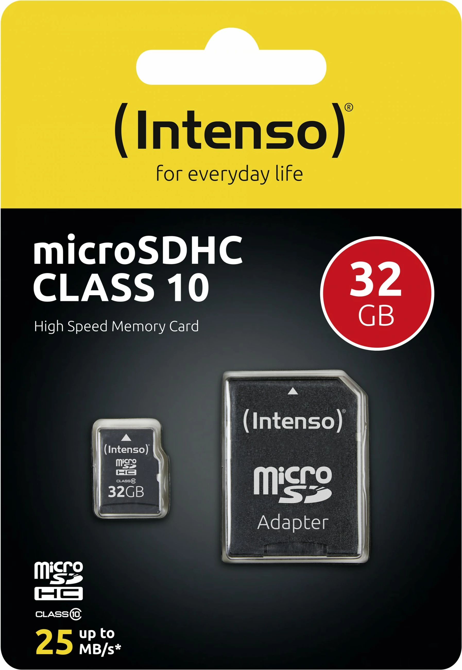 MicroSDHC kartica 32GB, Class 10, črna Intenso MicroSDHC kartica 32GB, Class 10, črna Intenso