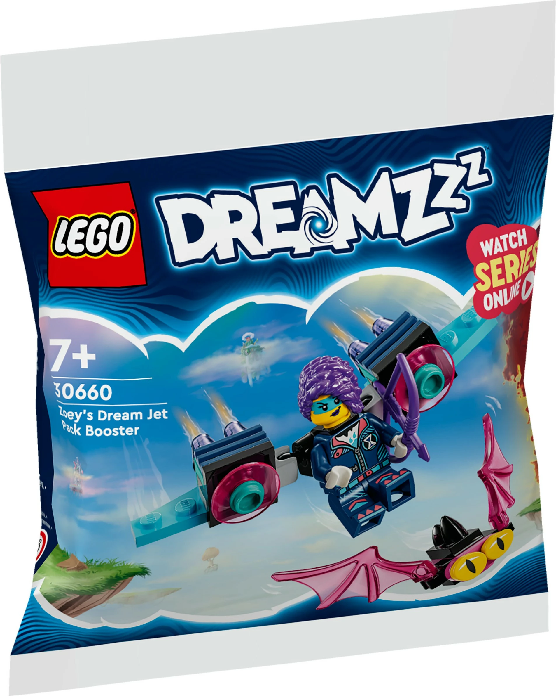 Set gradnje DREAMZzz Zoeyin raketni nahrbtnik LEGO 30660, 37 delov, večbarven