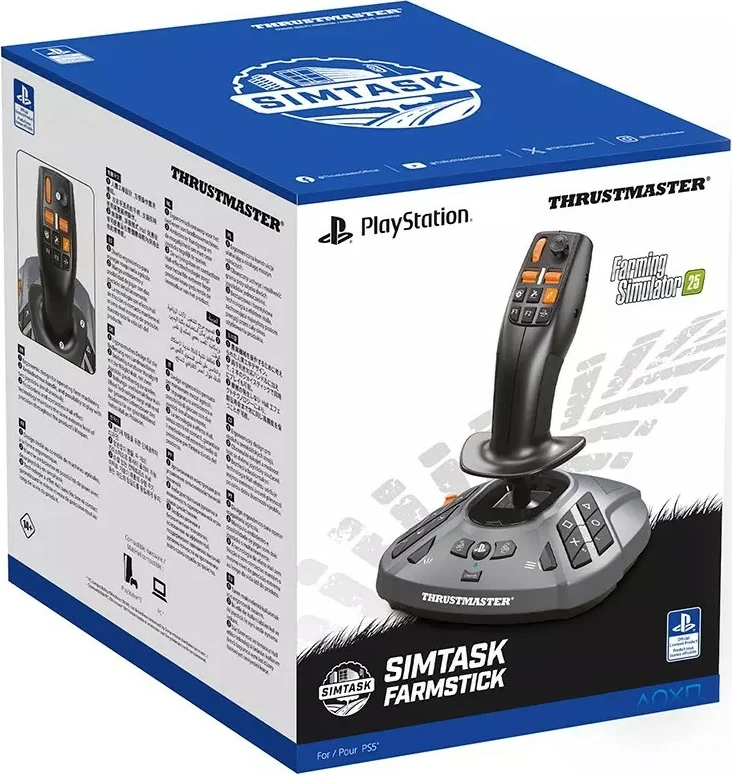 Joystick za PlayStation/PC SimTask FarmStick P, Thrustmaster, siv