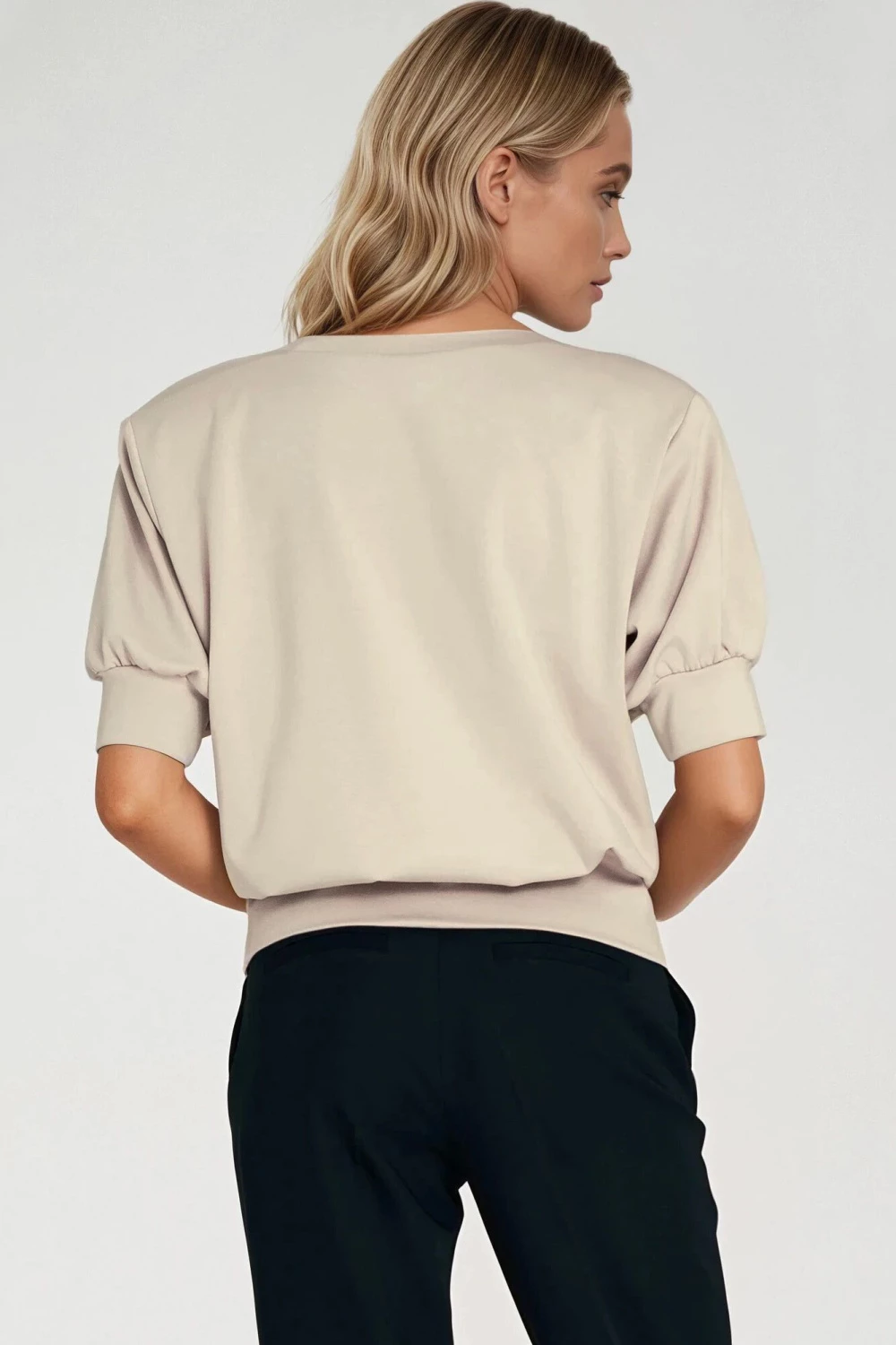 Bluza oversize za ženske Nife 217575, bež