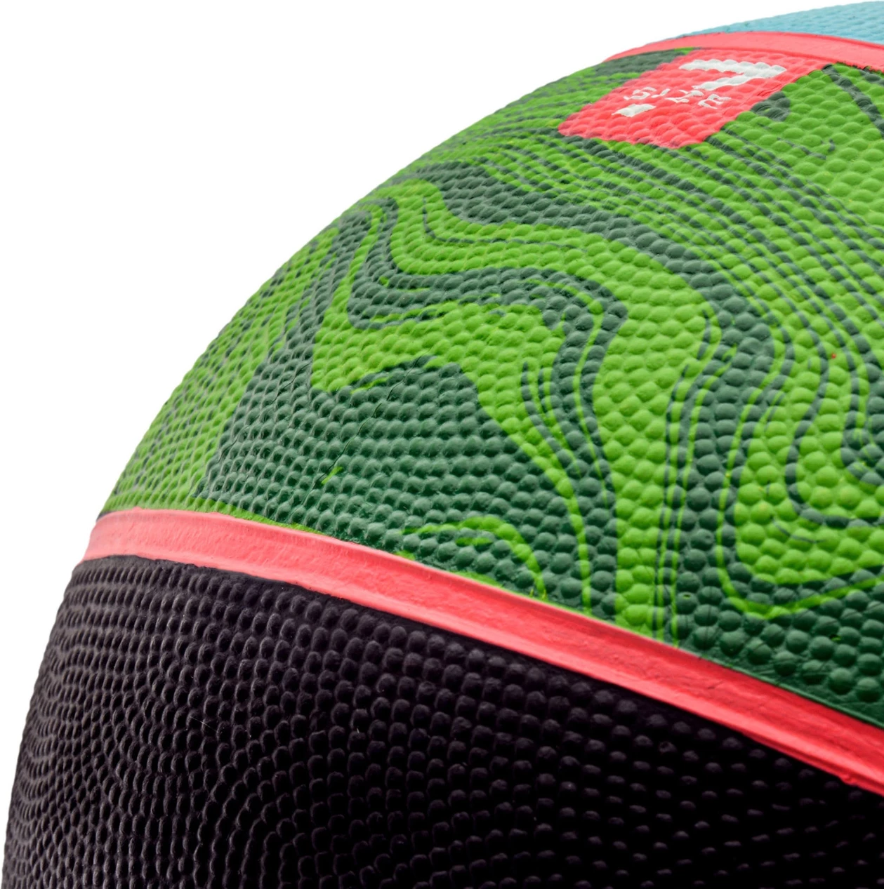 Basketball žoga Meteor za moške, modro-zelena-črna