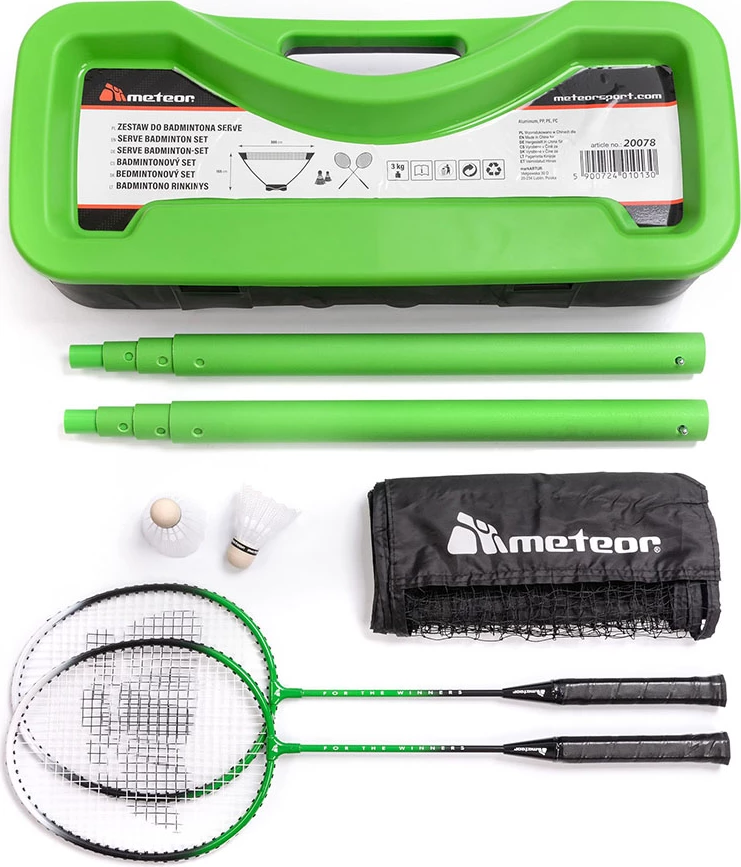 Set za badminton Meteor, mešana barva