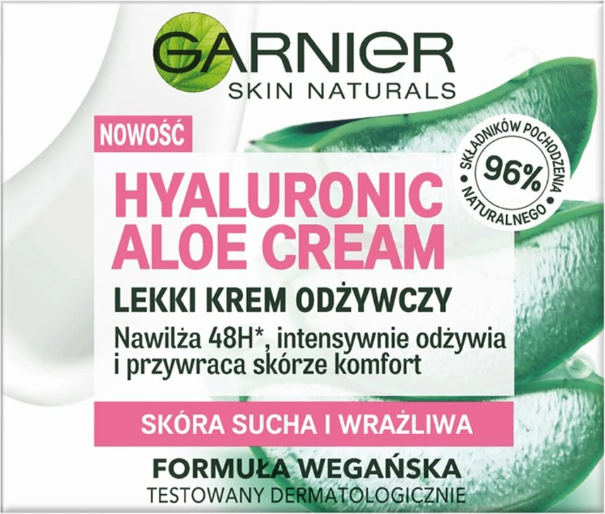 Hidratantna krema z hialuronsko kislino in aloe, Garnier, 50 ml