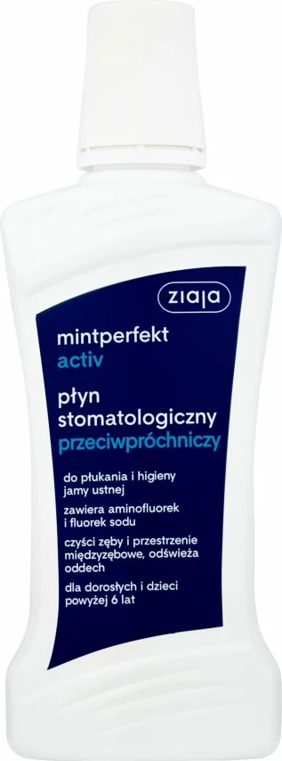 Izpiralo za usta Mintperfekt Activ, Ziaja, 500 ml