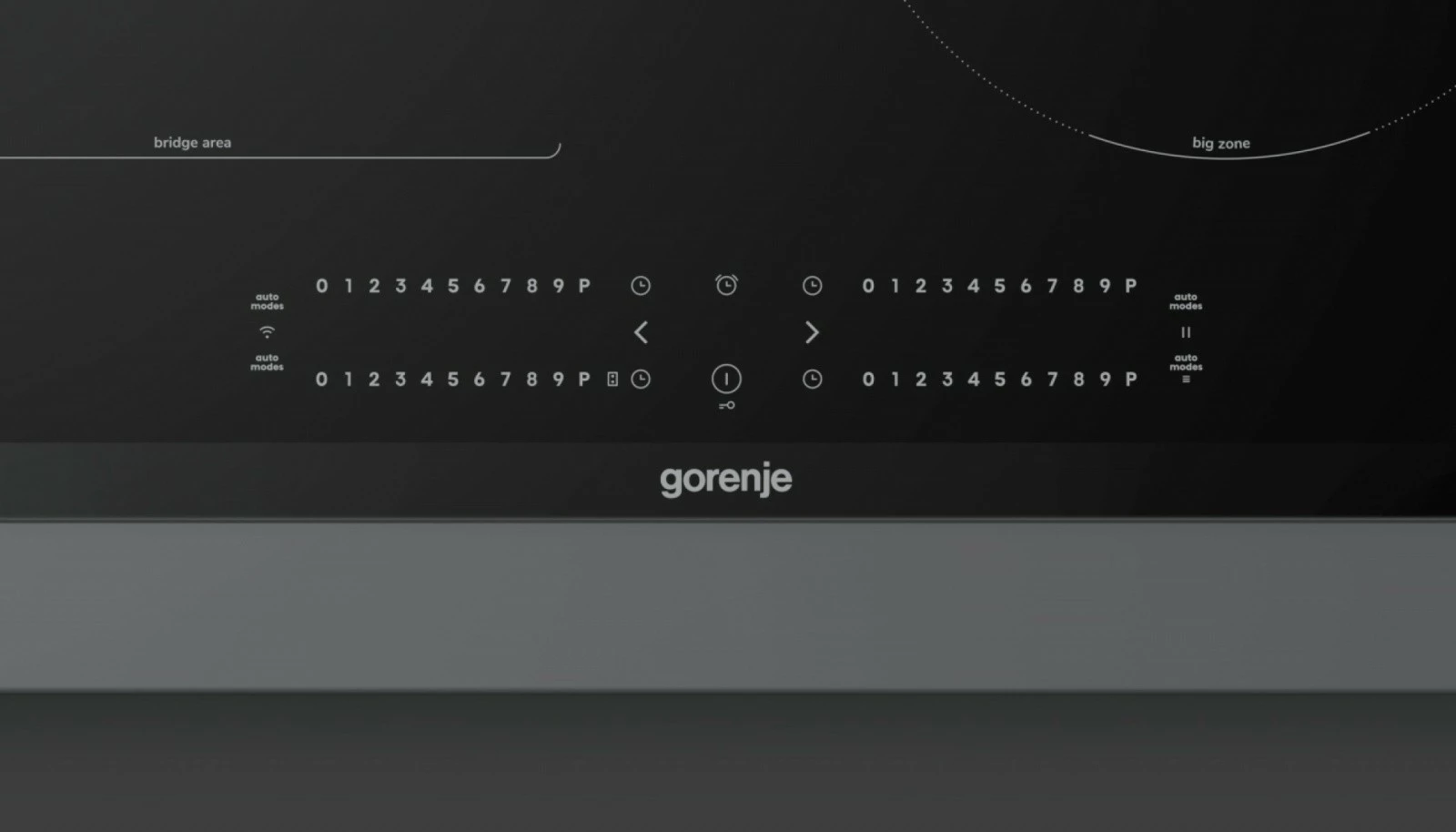Indukcijska kuhalna plošča, 4 območja, Touch Control, črna, Gorenje GI6432BCWF