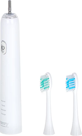 Sonična zobna ščetka Adler CR 2173, 48.000 gibov/min, 3 načini, IPX7, 180 min baterija, bela, komplet z 2 glavama + potovalna škatla