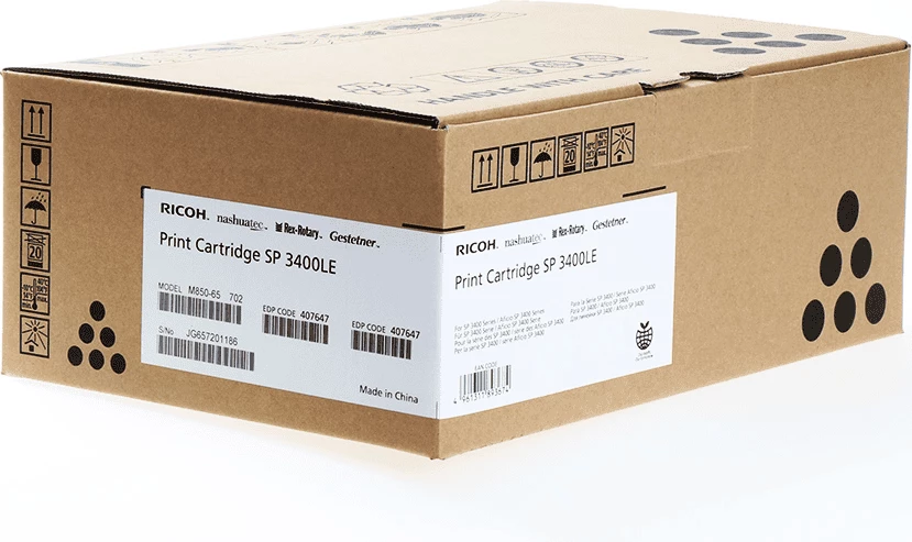 Toner kartuša Ricoh SP 3400LE (407647), 2500 strani, črna