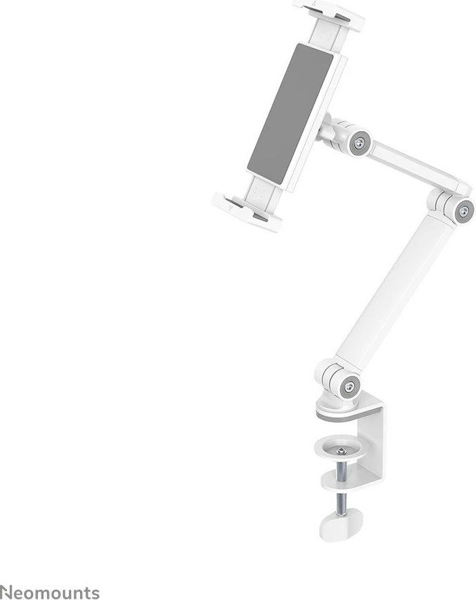Namizni nosilec za tablico Newstar Neomounts DS15-545WH1, univerzalen, gibljiv, bel Namizni nosilec za tablico Newstar Neomounts DS15-545WH1, univerzalen, gibljiv, bel