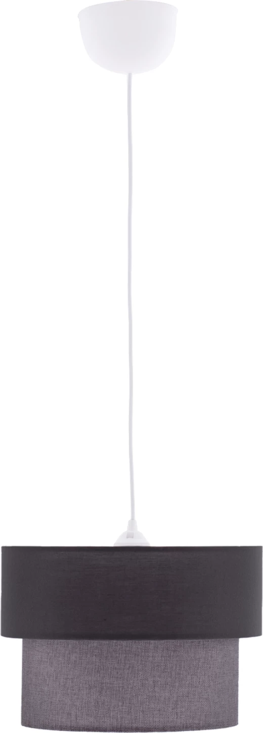 Viseča stropna svetilka FH7619.02 dvoplastni tekstilni boben, plastični okvir