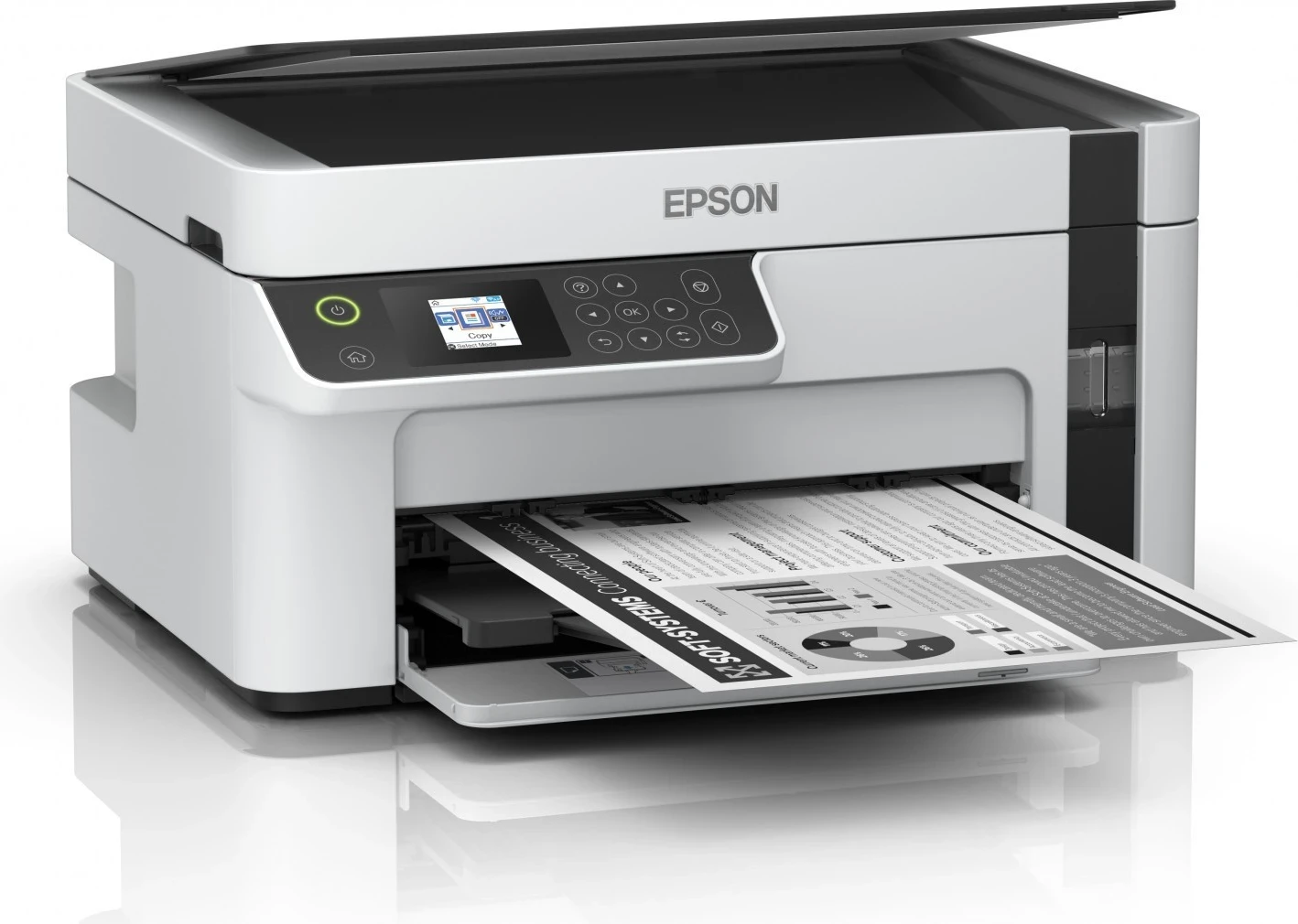 Večfunkcijski tiskalnik Epson M2120, bel