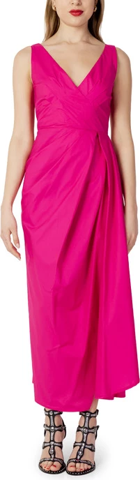 Obleka Sandro Ferrone, rožnata