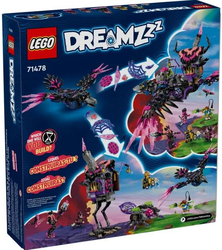 Set za sestavljanje LEGO DREAMZzz Northern Raven Neverknow, 71478, 1203 kosov, večbarven